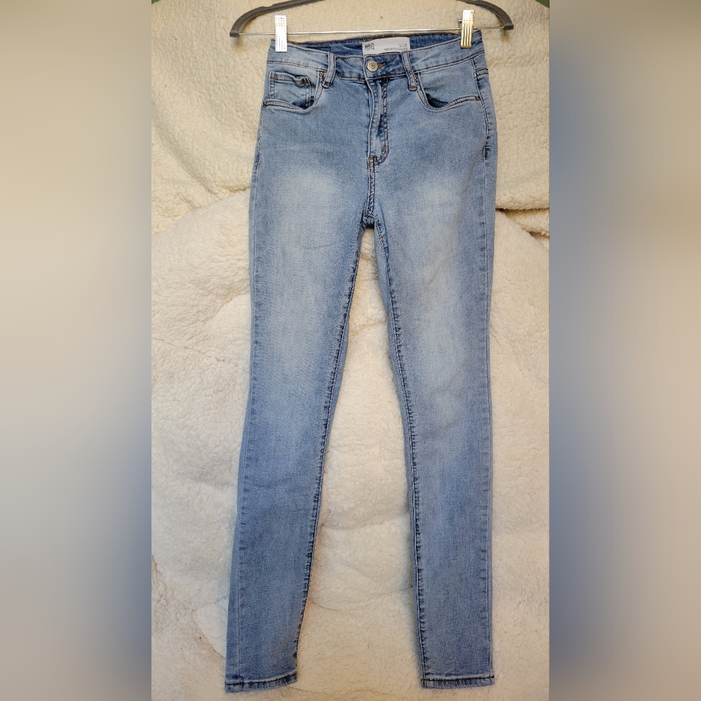 RSQ, 3/26, Manhattan High Rise Jeans, Light Wash Blue